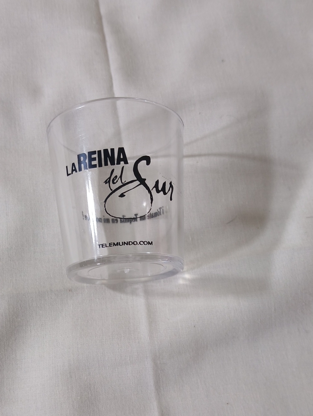 La Reina del Sur Clear Promotional Plastic Cup